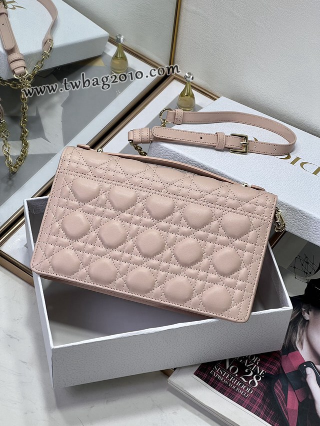 Dior专柜新款迪奥高仿原单中号珍珠链条手拿包 djfk1742